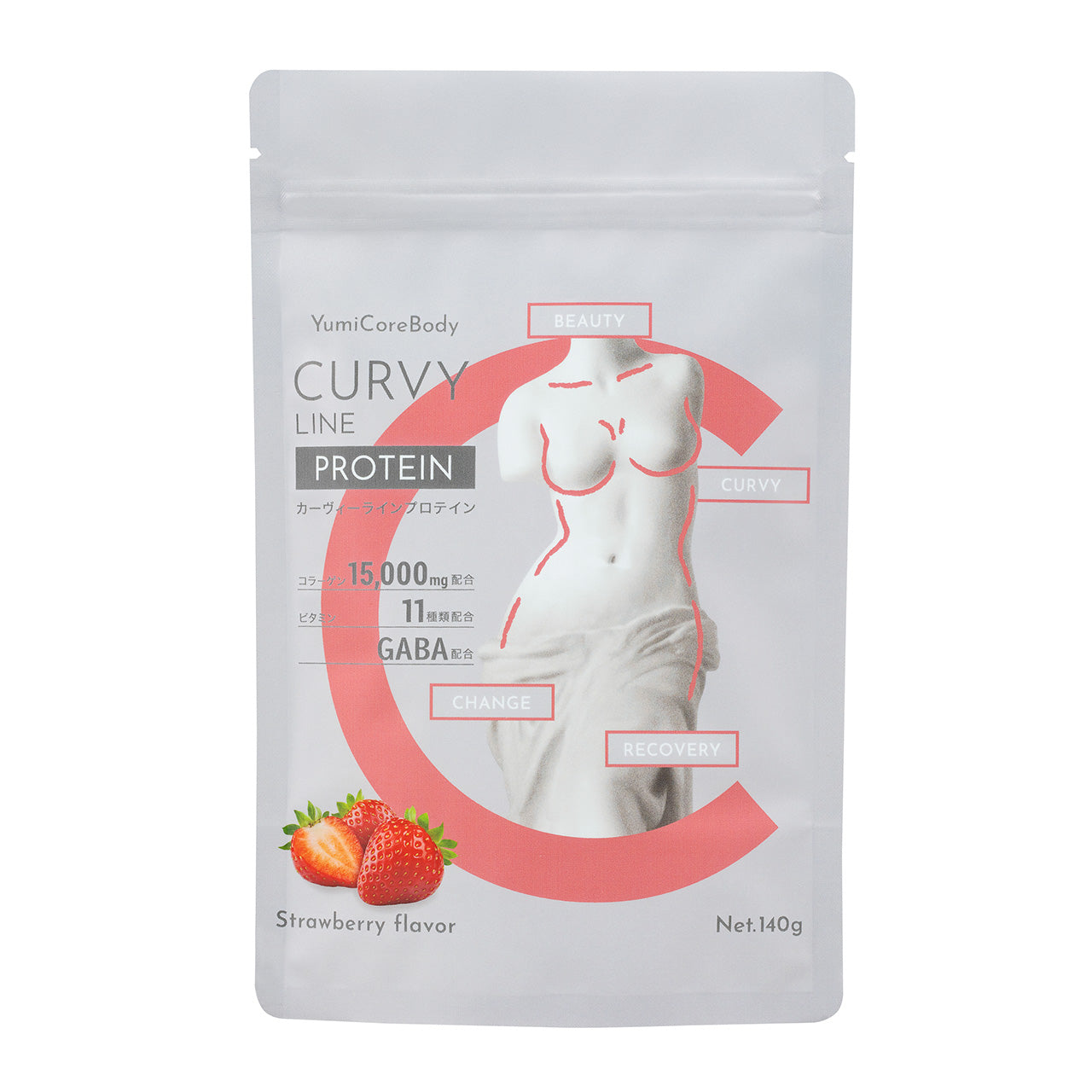 CURVY LINE PROTEIN 140g(ストロベリー)