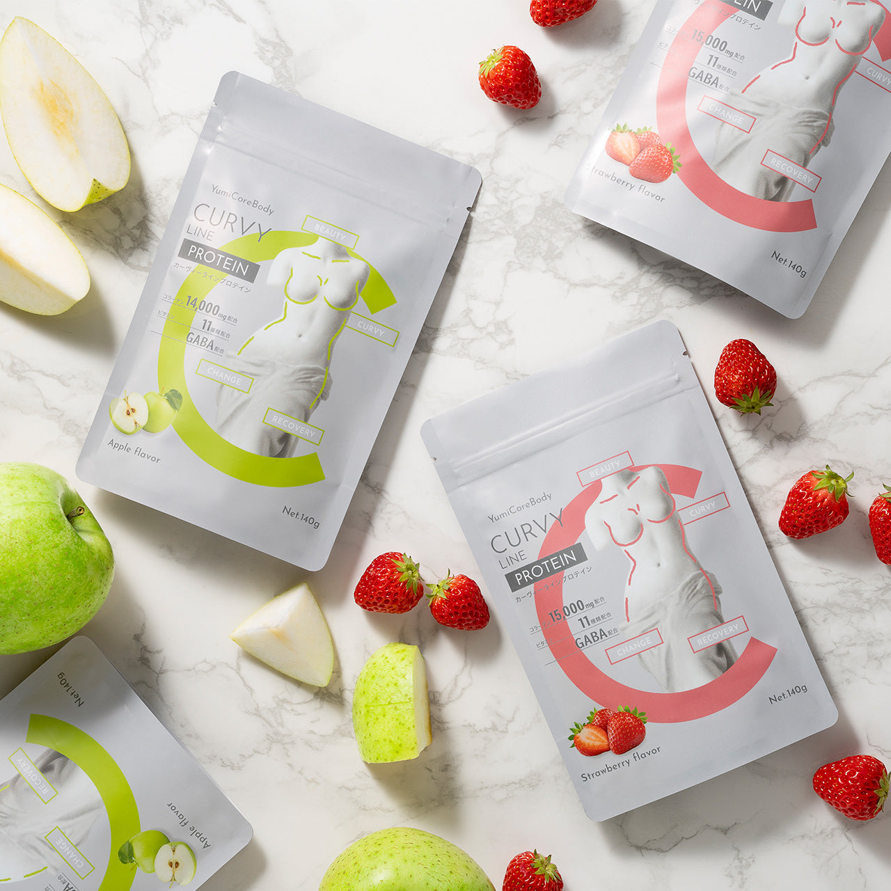 CURVY LINE PROTEINニューフレーバー2種＋とりあえずこれだけセット