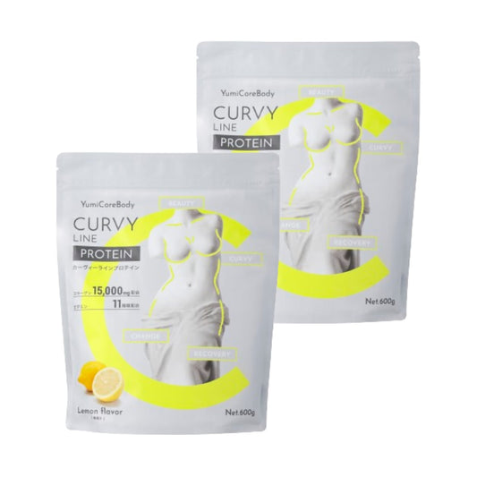 CURVY LINE PROTEIN 600g(レモン)×2袋セット
