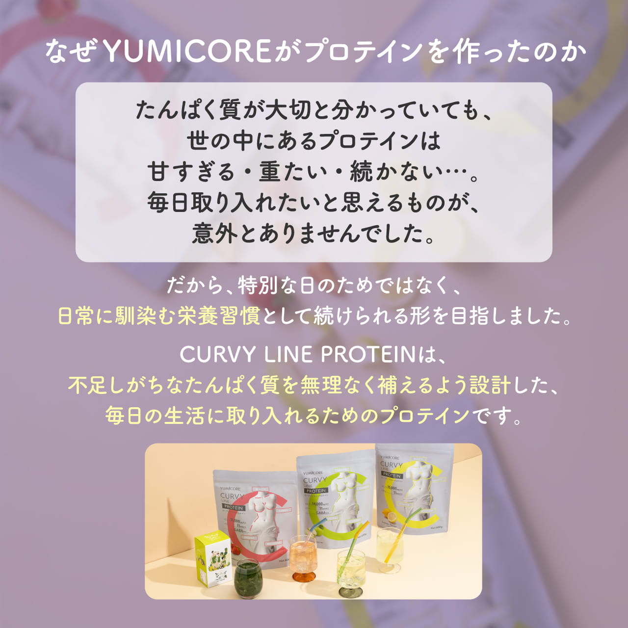 定期便】CURVY LINE PROTEIN 1袋＋とりあえずこれだけ！for Family 30