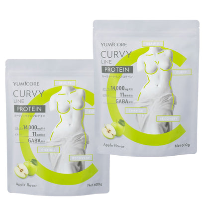 【定期便】CURVY LINE PROTEIN 600g×2袋セット